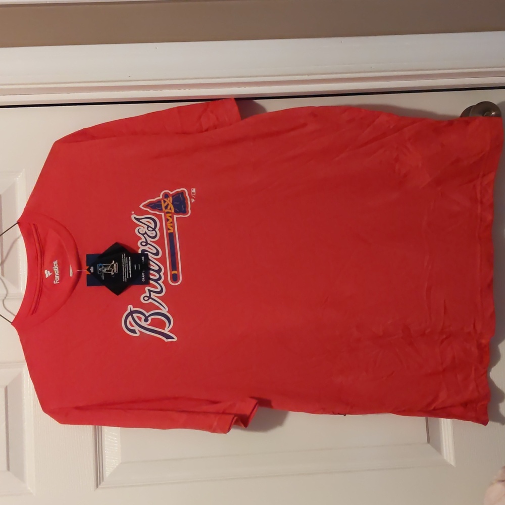 Fanatics Red Braves Graphic Tee Size XL